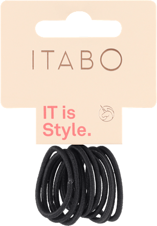 Male gumice za kosu – crne ITABO