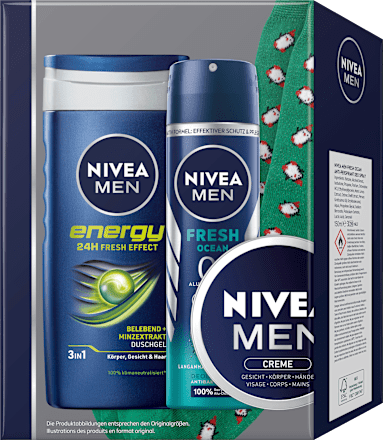 Geschenkset Mens Stuff 4tlg NIVEA MEN