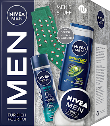 Geschenkset Mens Stuff 4tlg NIVEA MEN