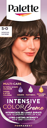 Vopsea permanentă N4 (5-0) Şaten deschis Palette INTENSIVE COLOR CREME
