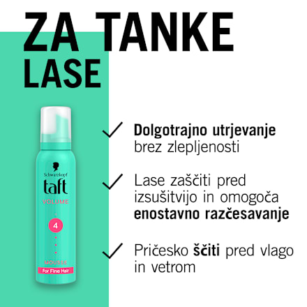 Pena za tanke lase True Volume Ultra Strong Schwarzkopf taft