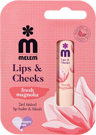 Lips&Cheeks 2in1 fresh magnolia - Balzam za negu usana Melem