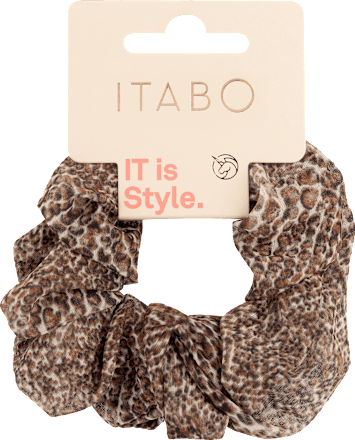 Scrunchy gumica za kosu – leopard print ITABO