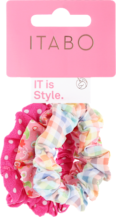 Dječje scrunchy gumice za kosu – šarene ITABO