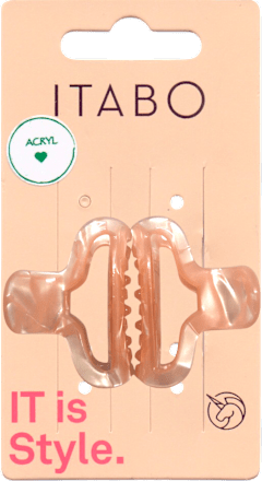 Mini kopča za kosu od akrila – biserne ITABO