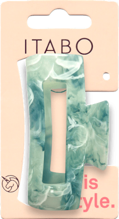 Kopča za kosu od akrila – zelena ITABO