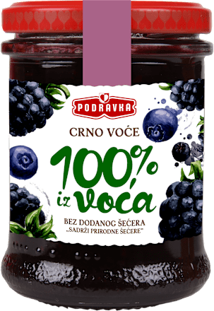Voćni namaz - crno voće PODRAVKA