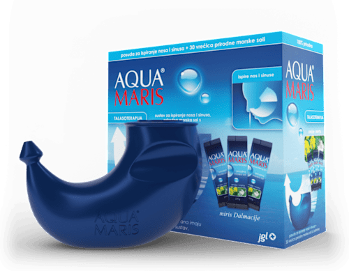 Aqua Maris sustav za ispiranje nosa + vrećice soli JGL