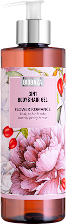 Flower Romance Body&Hair 3u1 gel za tuširanje Biobaza