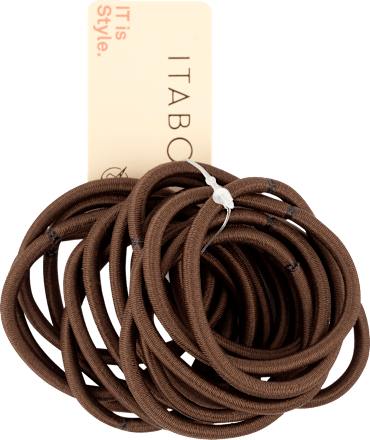 Elastične gumice za kosu – smeđe ITABO