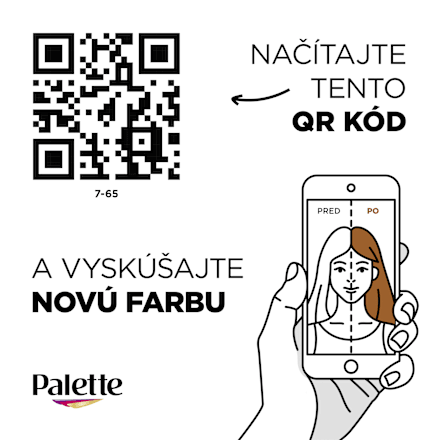Farba na vlasy - 7-65 trblietavý nugát Palette INTENSIVE COLOR CREME