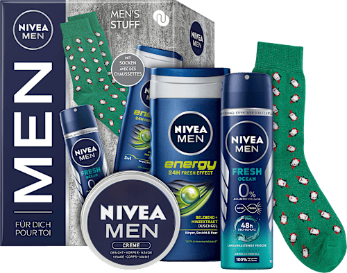 Geschenkset Mens Stuff 4tlg NIVEA MEN