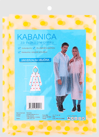 Kabanica – žute točkice Hrvatski kišobran