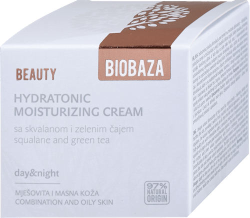 Beauty Hydratonic Moisturizing krema za lice – skvalan i zeleni čaj Biobaza
