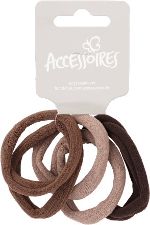 Gumice za kosu – smeđa ACCESSOIRES