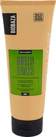 Men Green Grass gel za tuširanje – limunska trava Biobaza