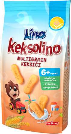 keksolino MULTIGRAIN KEKSIĆI, od 6. meseca Lino