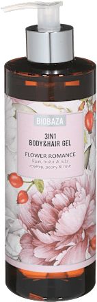 Gel za prhanje 3v1 Body&Hair Flower Romance  Biobaza