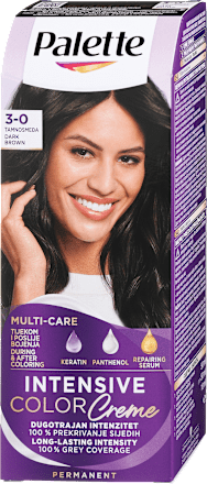 Barva za lase 3-0 Temno Rjava Palette INTENSIVE COLOR CREME