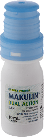 Makulin Dual Action kapi za oči DIETPHARM