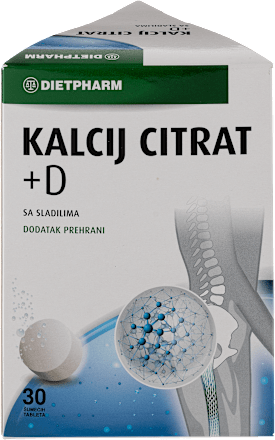Kalcij Citrat + D - dodatak prehrani DIETPHARM