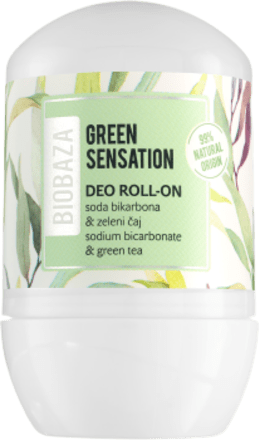 Sensation deo roll-on - soda bikarbona i zeleni čaj Biobaza