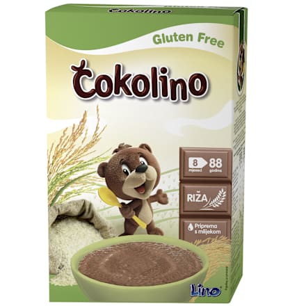 Čokolino bez glutena, od 8. meseca Lino