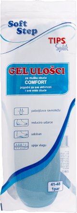 Comfort gel ulošci za obuću, vel. 41/48 – muški, 1 par TIPS