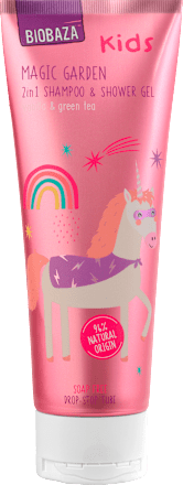 Kids 2 v 1 gel za tuširanje in lase Magic Garden Biobaza