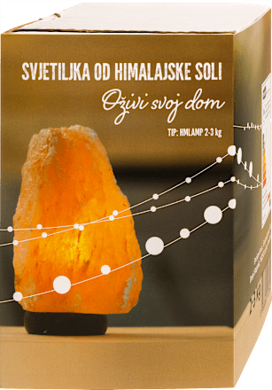Lampa od himalajske soli encian