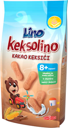 Keksolino kakao keksići, od 8. meseca Lino