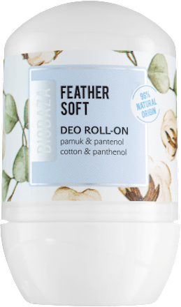 Feather Soft deo roll-on - pamuk i pantenol Biobaza