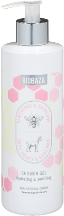 Gel za tuširanje z izvlečkom medu in kozjim mlekom  Biobaza