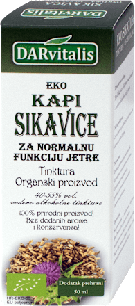 Eko tinktura u kapima – sikavica DARvitalis