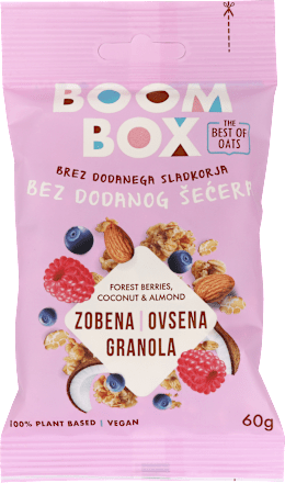 Zobena granola - šumsko voće, kokos i badem BOOM BOX