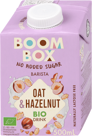 Organski ovseni napitak sa lešnikom BOOM BOX