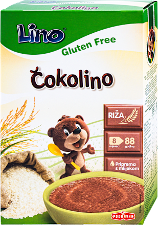 Čokolino bez glutena, od 8. meseca Lino