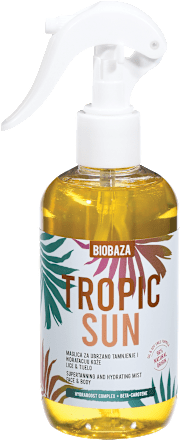 TROPIC SUN maglica za ubrzano tamnjenje i hidrataciju kože Biobaza