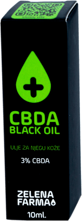 Ulje za njegu kože 3 % CBDA ZELENA FARMA