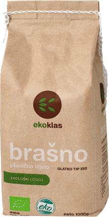 Pšenično glatko bijelo brašno T-550  ekoklas