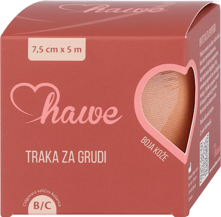 Traka za grudi 7,5 cm x 5 m hawe