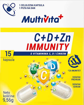 C + D + Cink Immunity kapsule Multivita