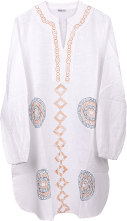 Tunika – bijela s detaljima, S/M HOOT