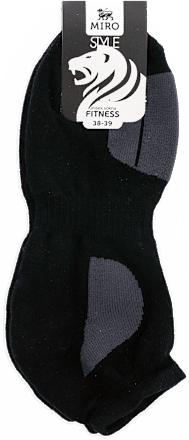 Style Fitness unisex sokna – crna, veličina 40 – 41, 1 par  MIRO