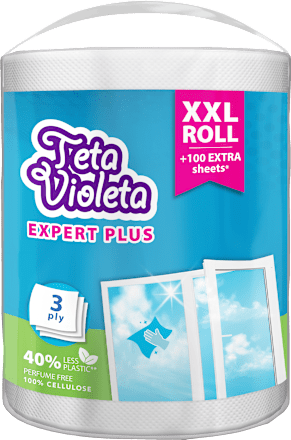 XXL Expert Plus papirnati ručnici, 3-slojni, 290 listića Violeta