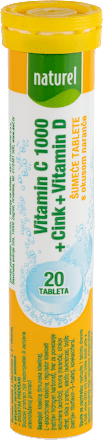 Šumeće tablete – vitamin C 1000 + cink + vitamin D naturel