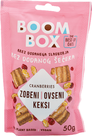 Zobeni keksi - brusnica BOOM BOX