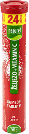 GVOŽĐE + VITAMIN C - ŠUMEĆE TABLETE naturel