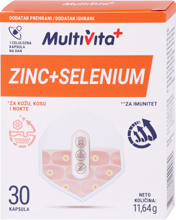 Cink + selen kapsule Multivita