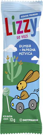 Lizzy se vozi lizalica – đumbir i paprena metvica DIETPHARM